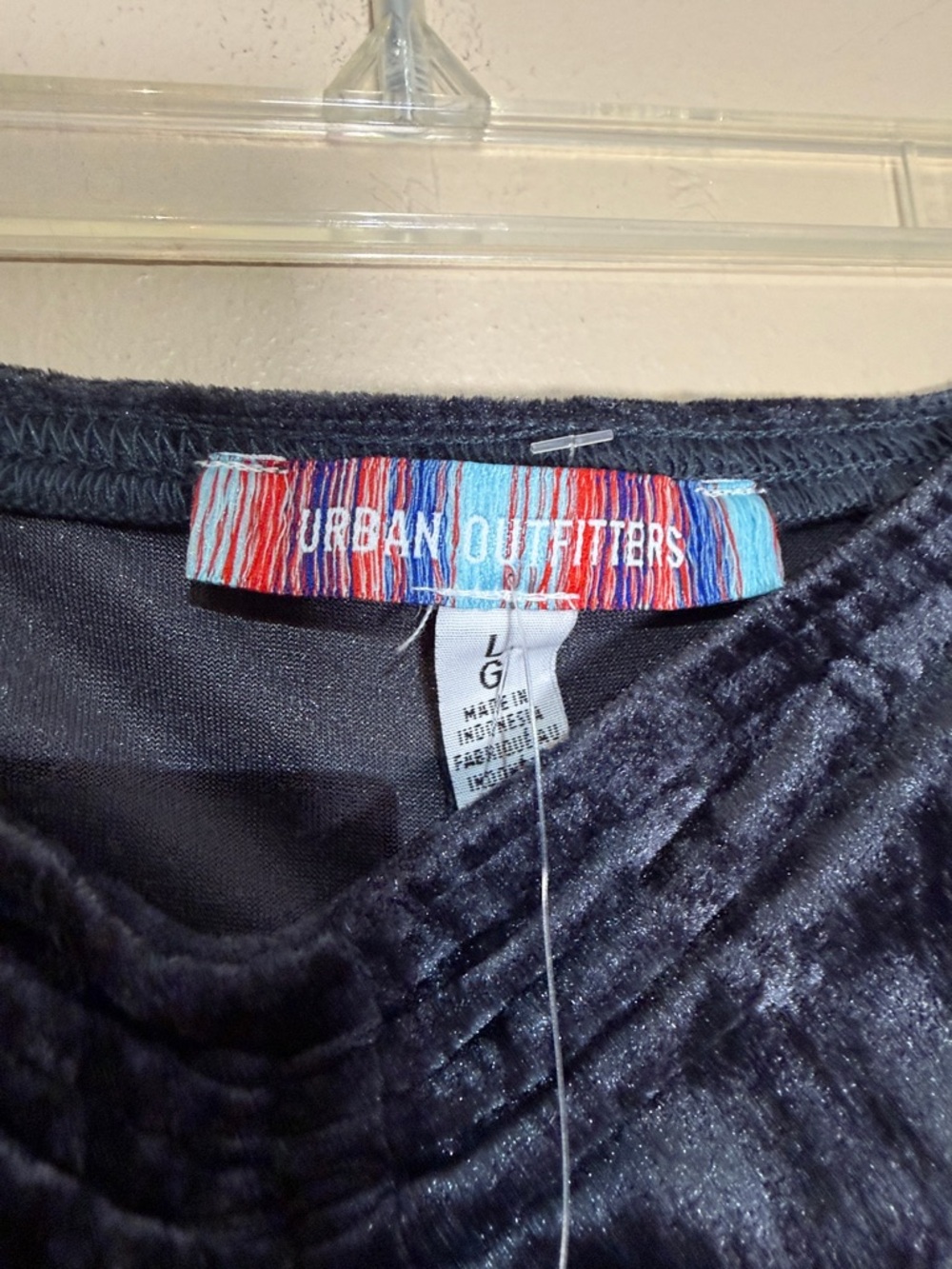 Urban Outfitters Velvet Flare Pants - blue - Picture 3 of 6